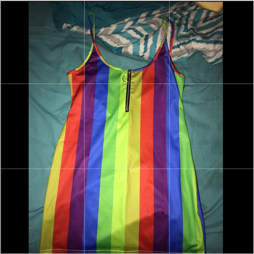 Colorful Striped Dress